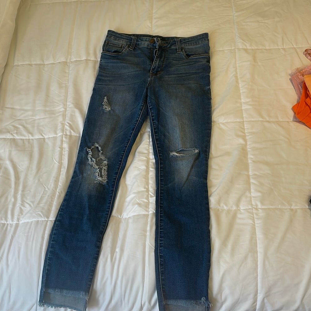 STS BLUE Ellie high rise ankle jeans